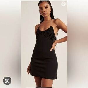 Elegant Halter Mini Dress